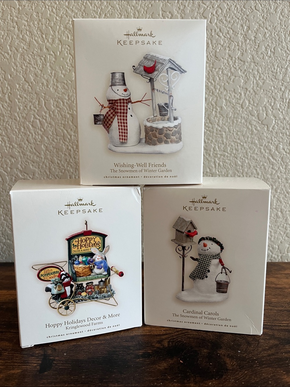 3 Hallmark ornaments circa 2007
